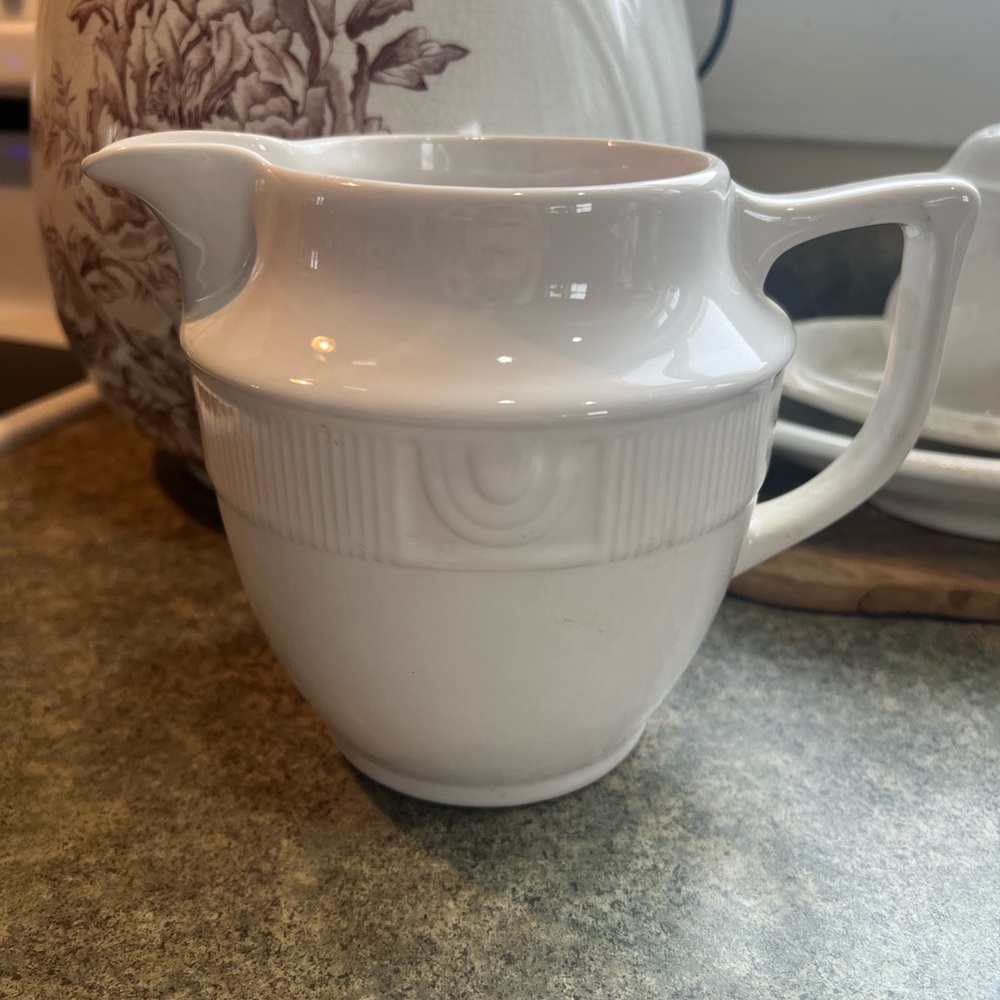 Vintage Hall Medallion Water Pitcher
